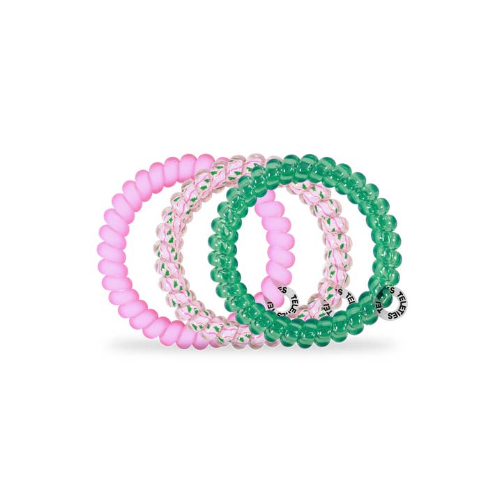 Merry Pinkmas Spiral Hair Ties