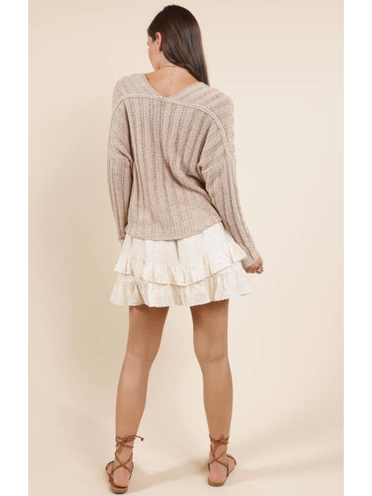 Positivity Ruffle Mini Skirt