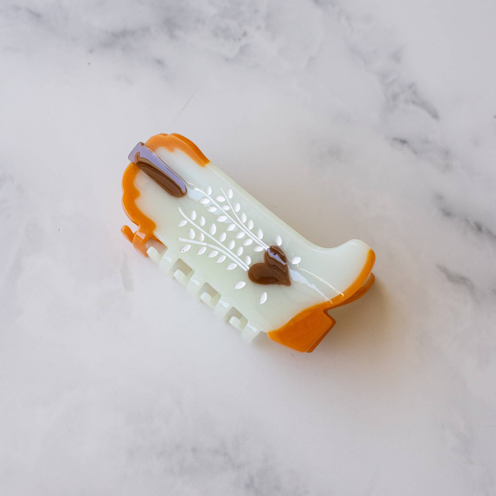 Sweet Heart Cowboy Boot Hair Clip