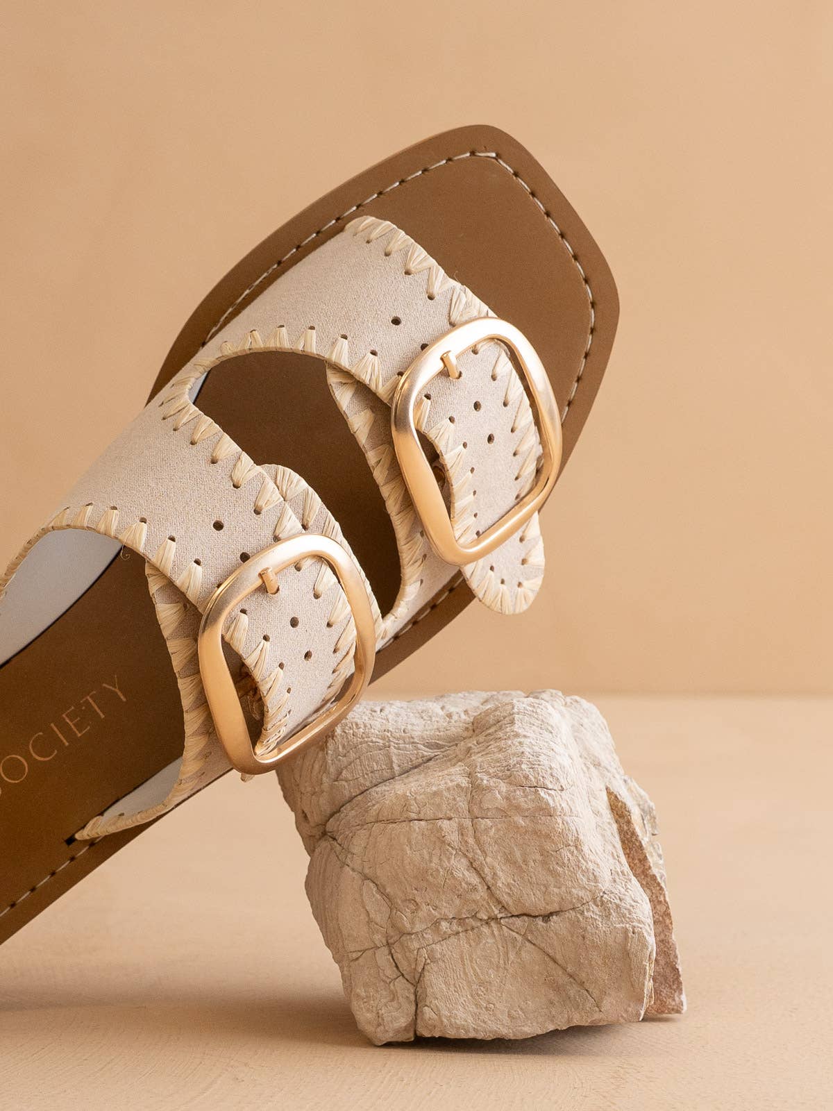 The Tivoli Double Buckle Sandal