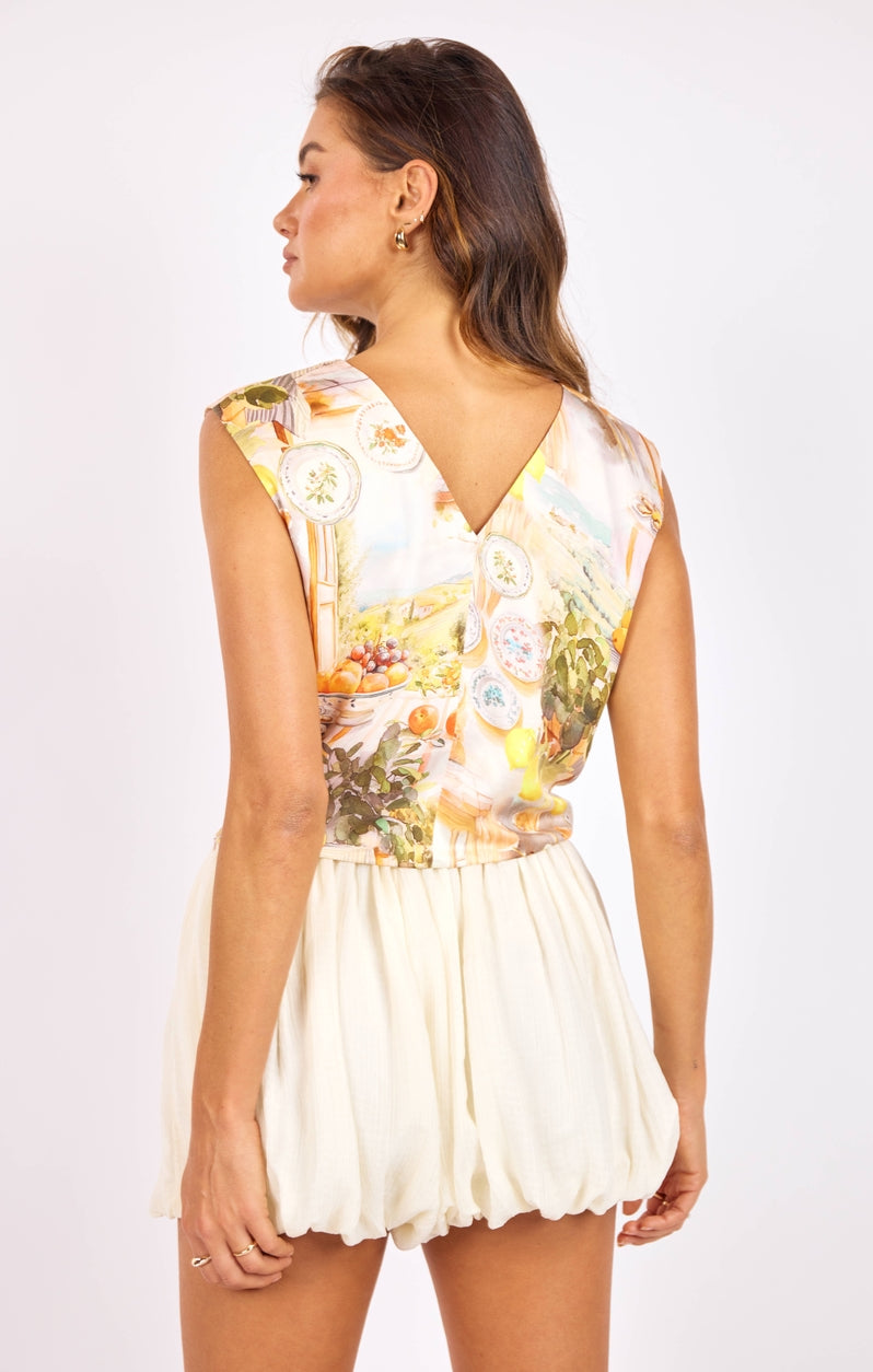 Limoncello Ruched Tank