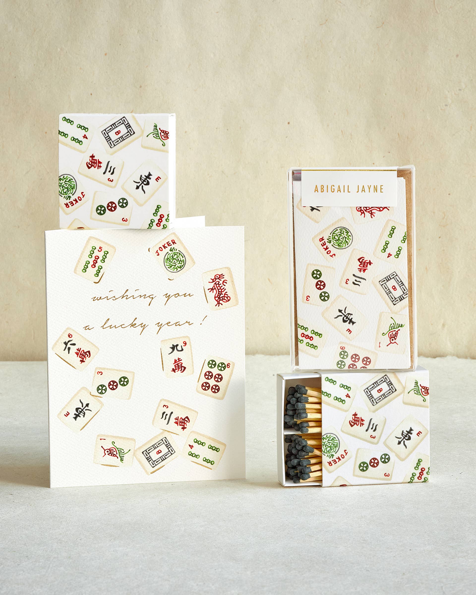 Mahjong Birthday Card Greeting Card
