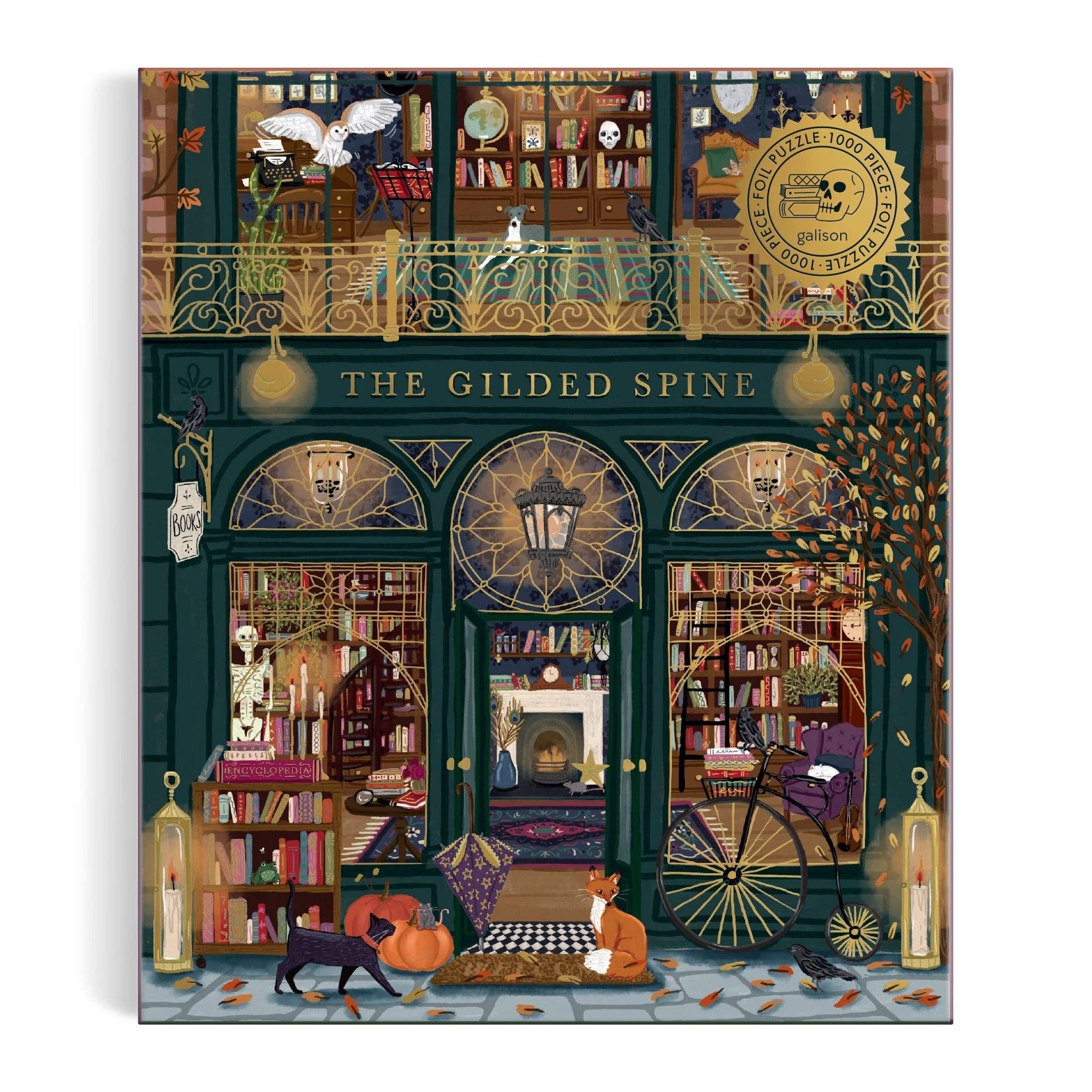 The Gilded Spine 1000 Piece Foil Puzzle
