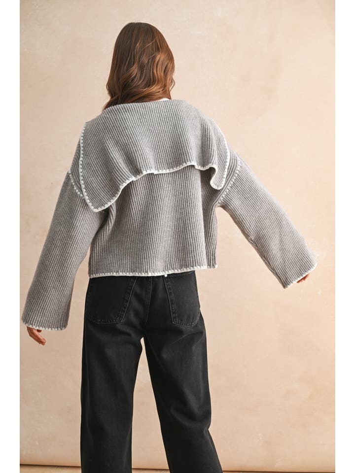 Grey Skies Knit Cardigan