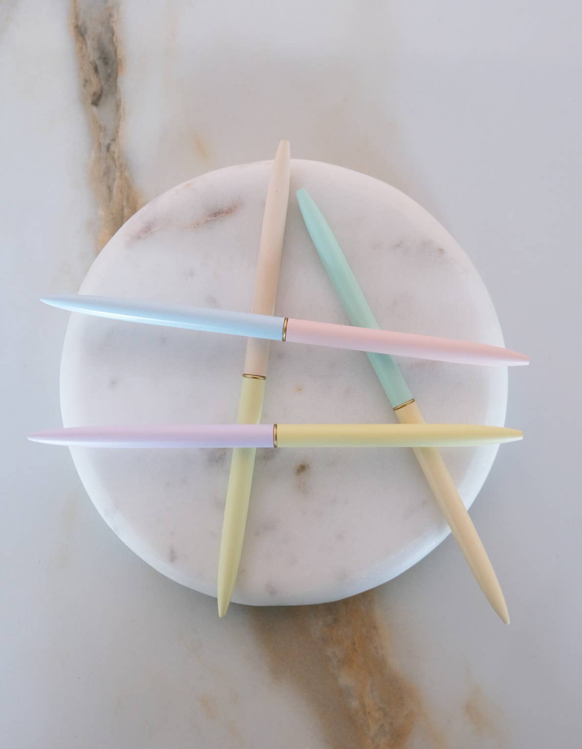 Pastel Lights Duo Tone Slim Pen Set