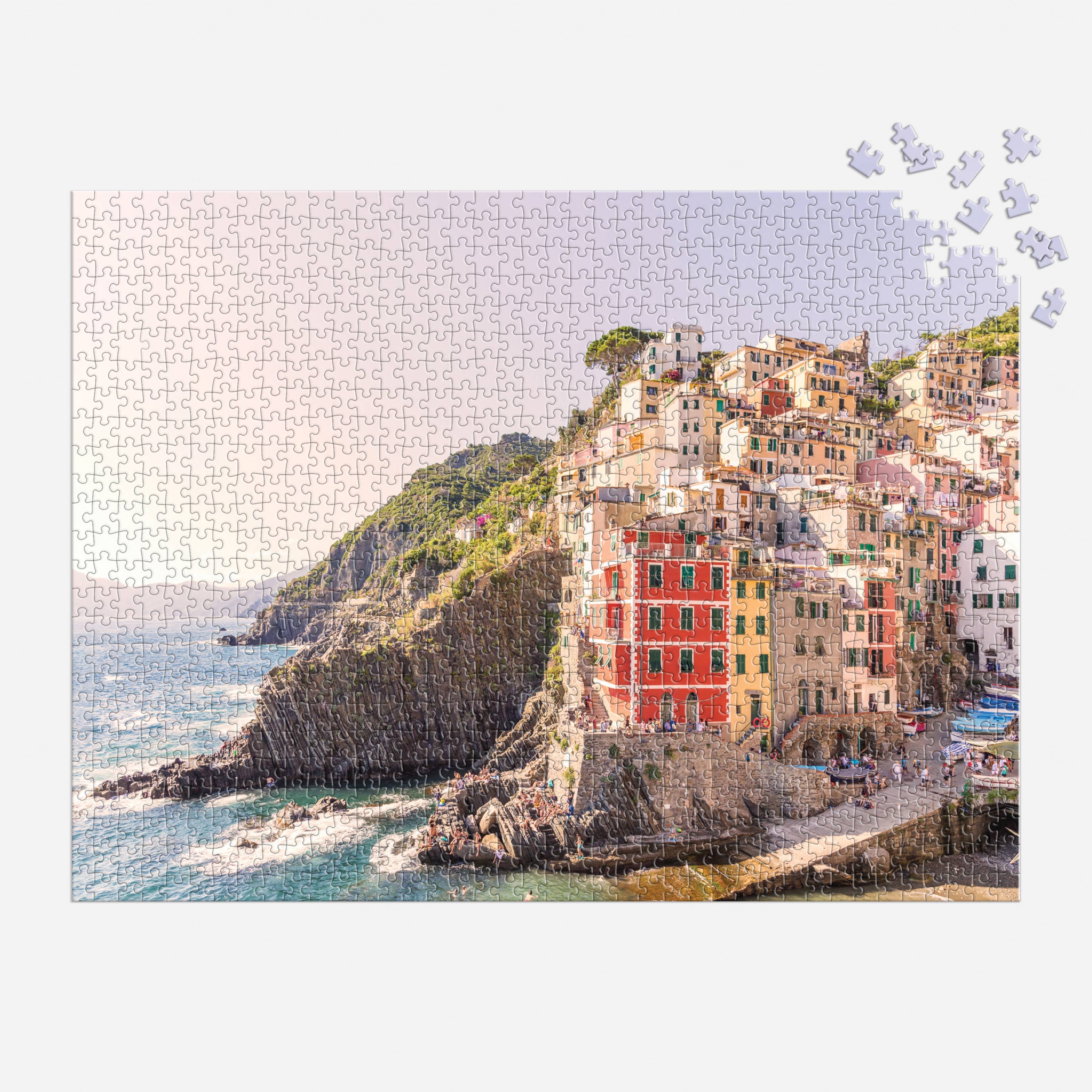 Cinque Terre Gray Malin 1000 Piece Book Puzzle