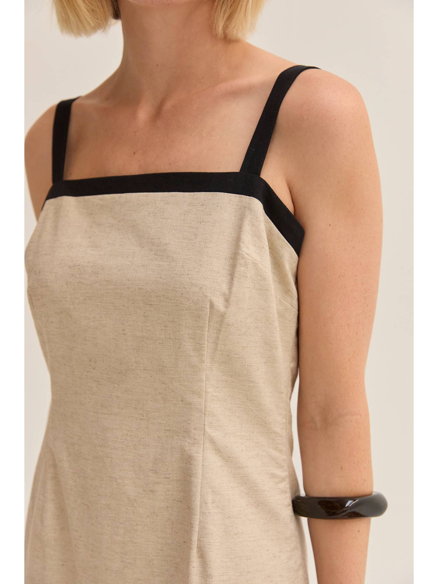 Sadie Contrast Trim Mini Dress