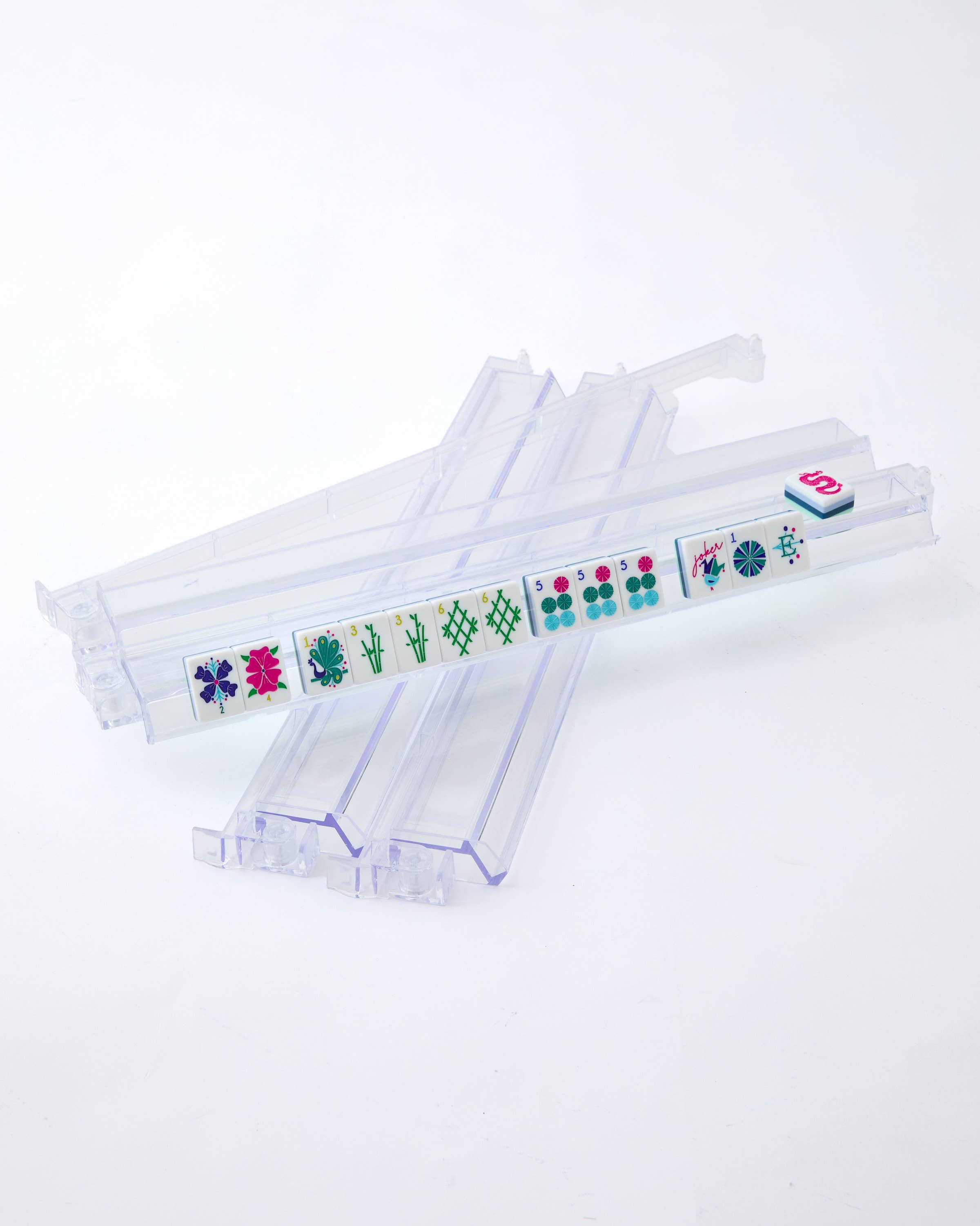 Clear Acrylic Rack + Pusher Set