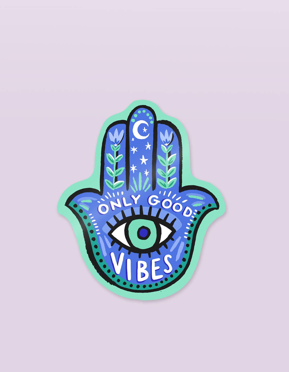 Hamsa Die Cut Sticker