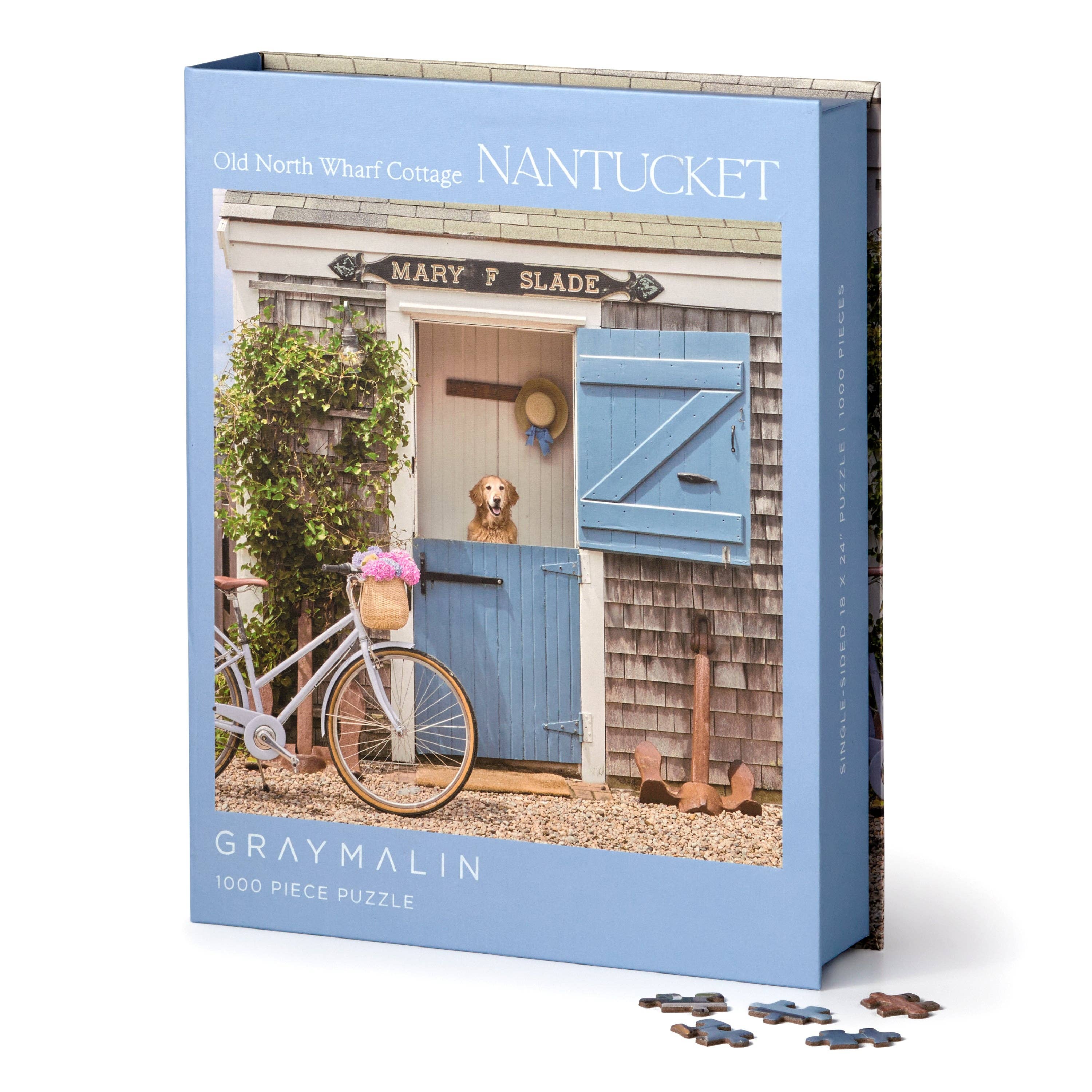 Nantucket Gray Malin 1000 Piece Book Box Puzzle