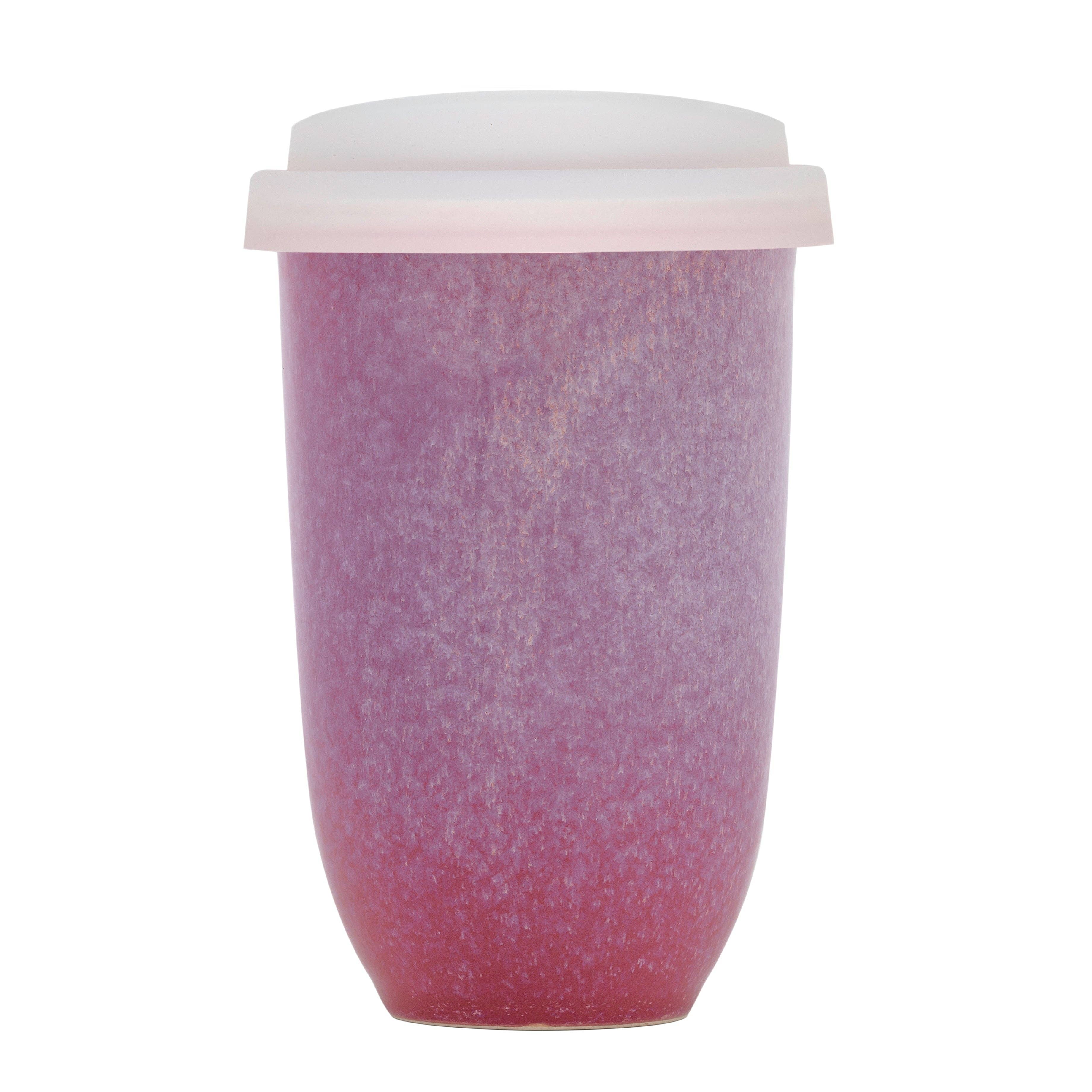 Astral Bloom Ceramic Travel Mug – 12 oz