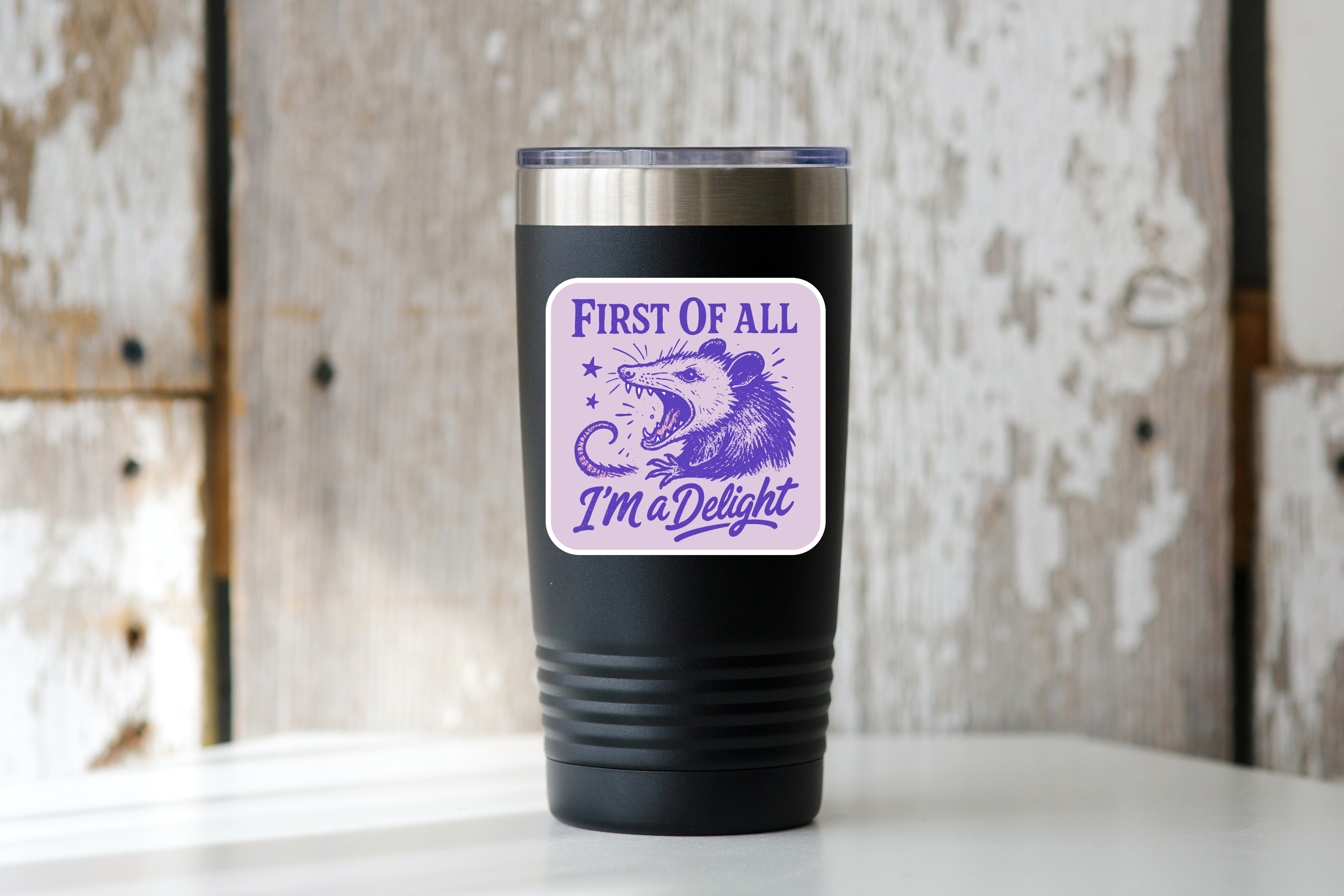 First of All I'm a Delight Sticker