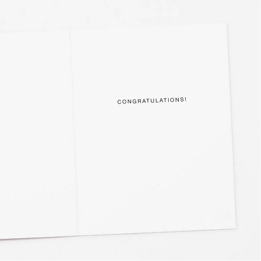 Champagne Toast Congratulations Card