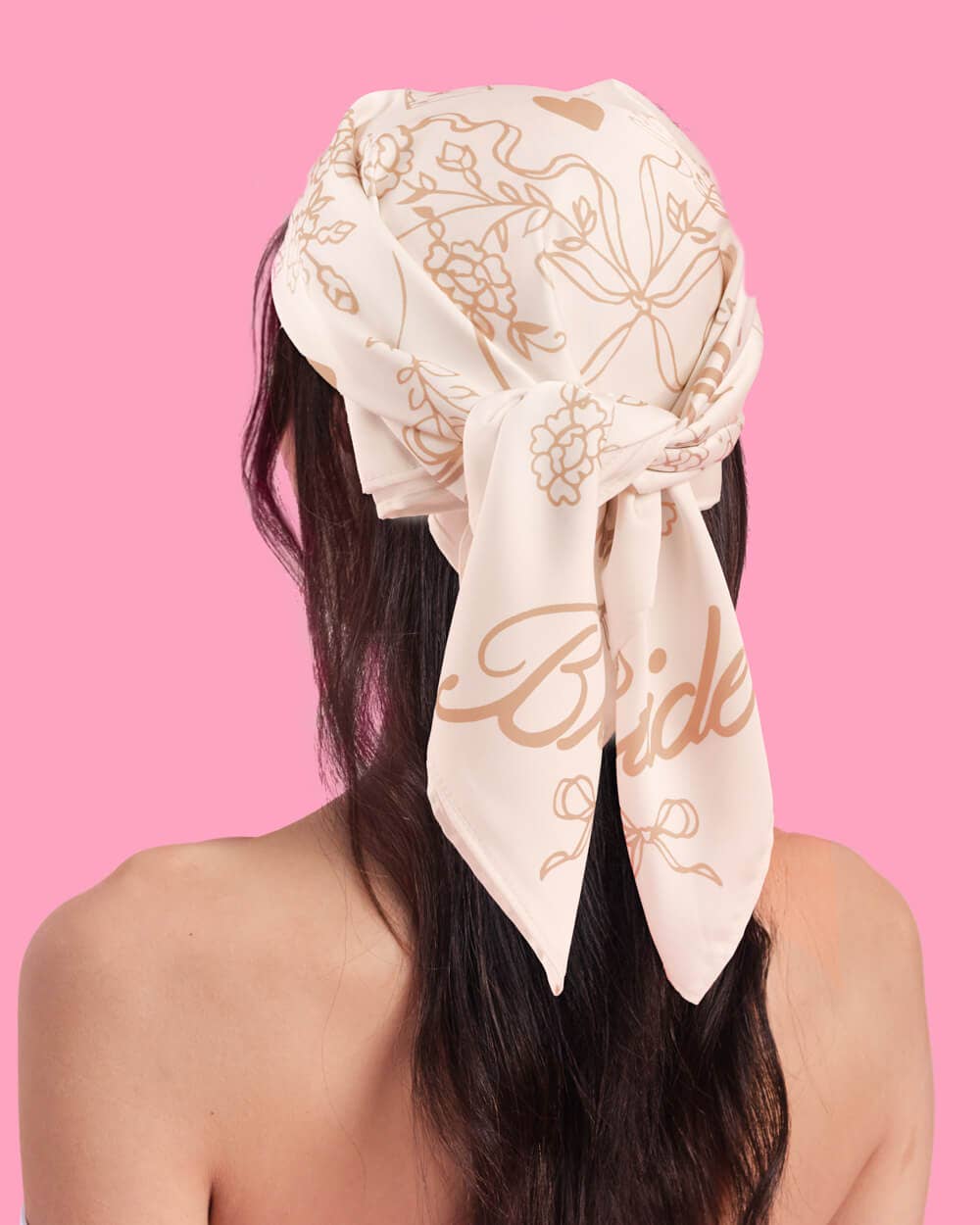 Bride Head Scarf - Tan