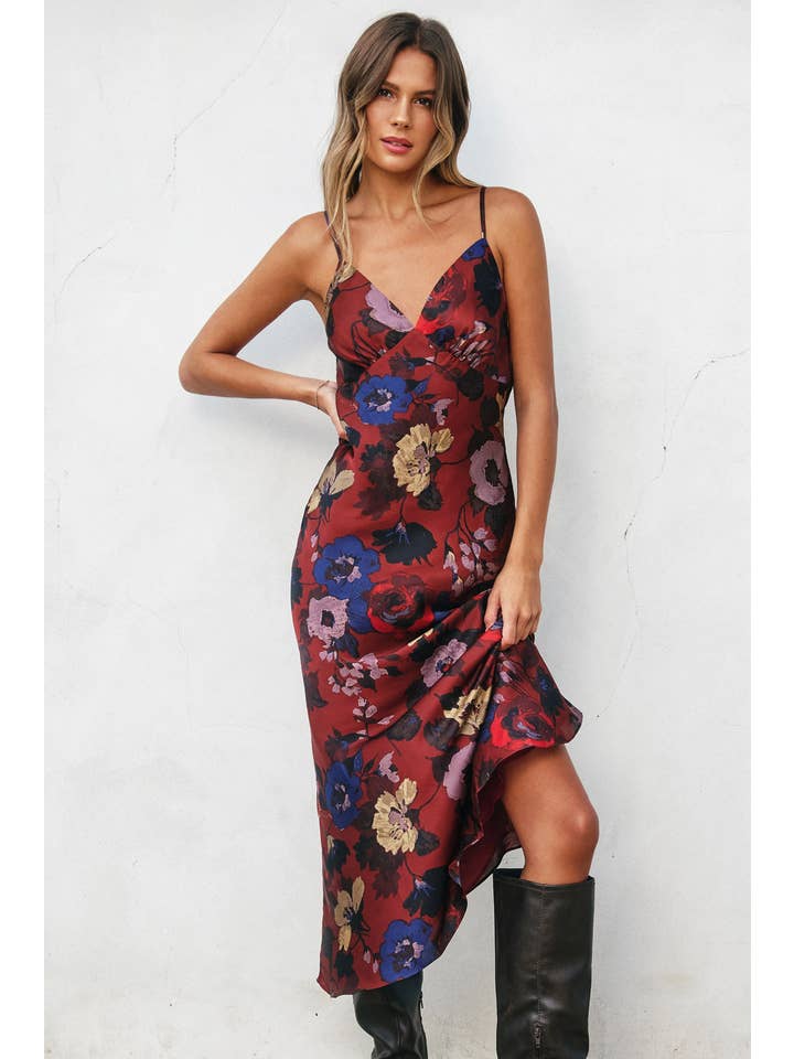 Fireplace Open Back Dress
