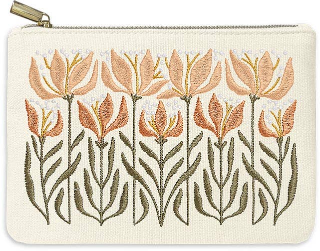Lily Flower Market Zip Pouch