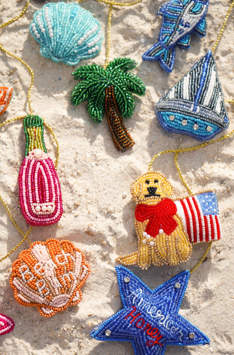 Spicy Margarita Beaded Bag Charm
