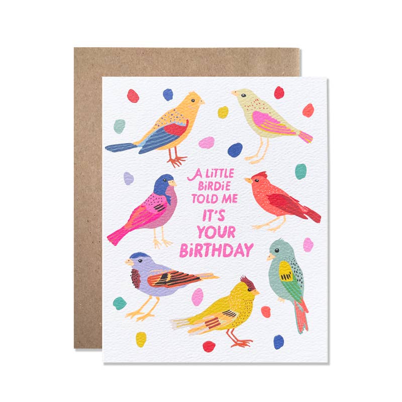 Birthday Birdies Greeting Card