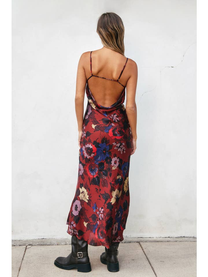 Fireplace Open Back Dress