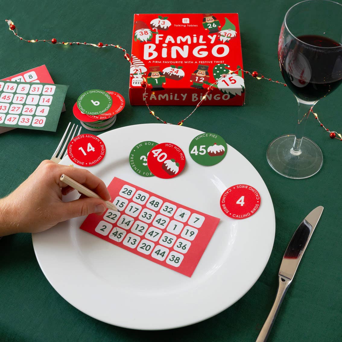 Nutcracker Christmas Bingo Game