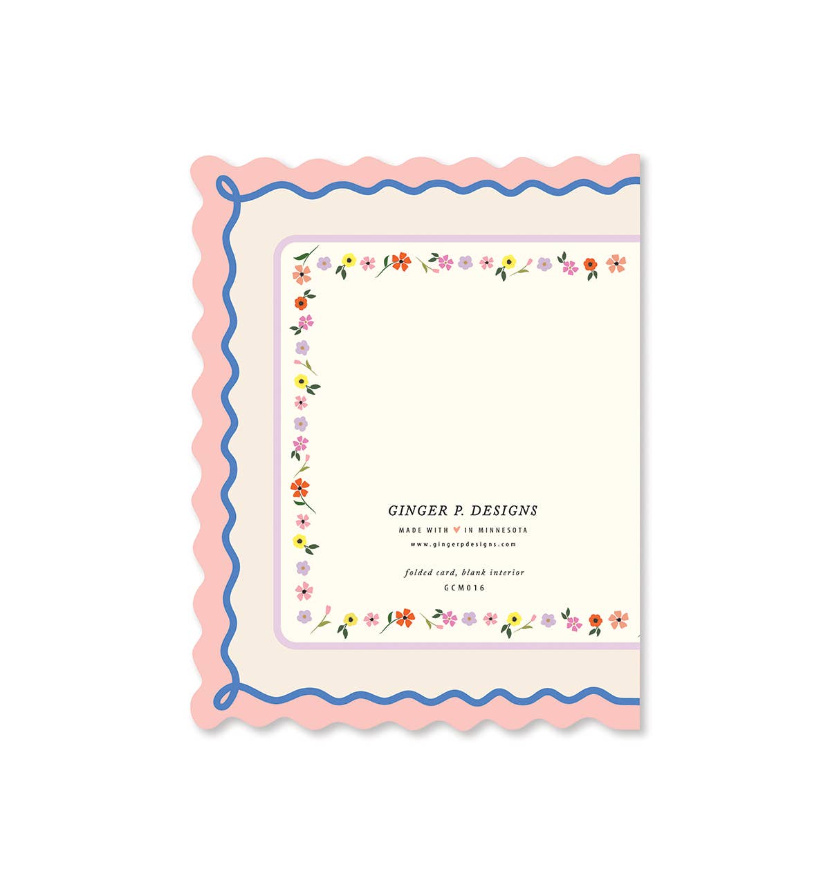 Mother's Day Scallop Greeting Card