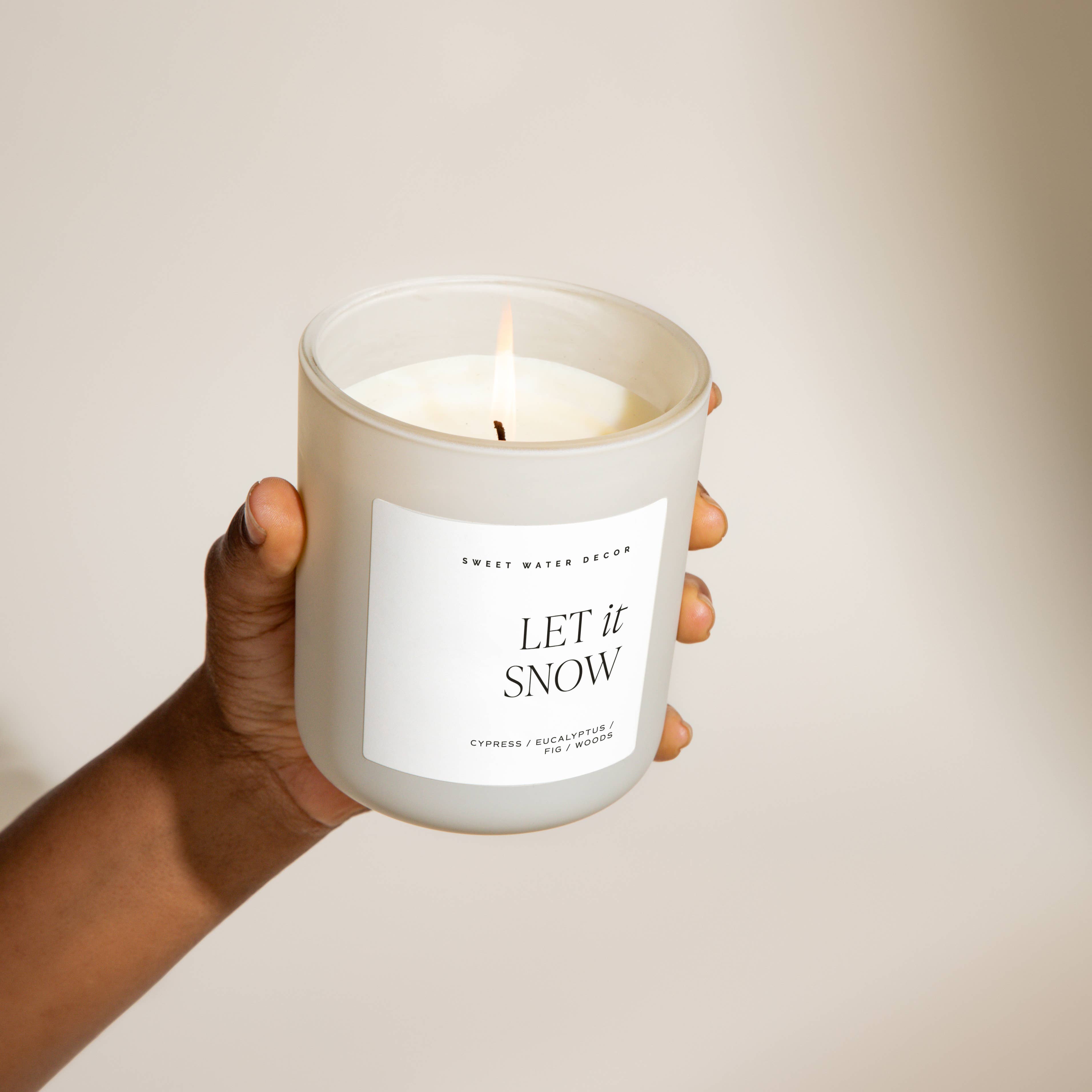 Let It Snow Soy Candle
