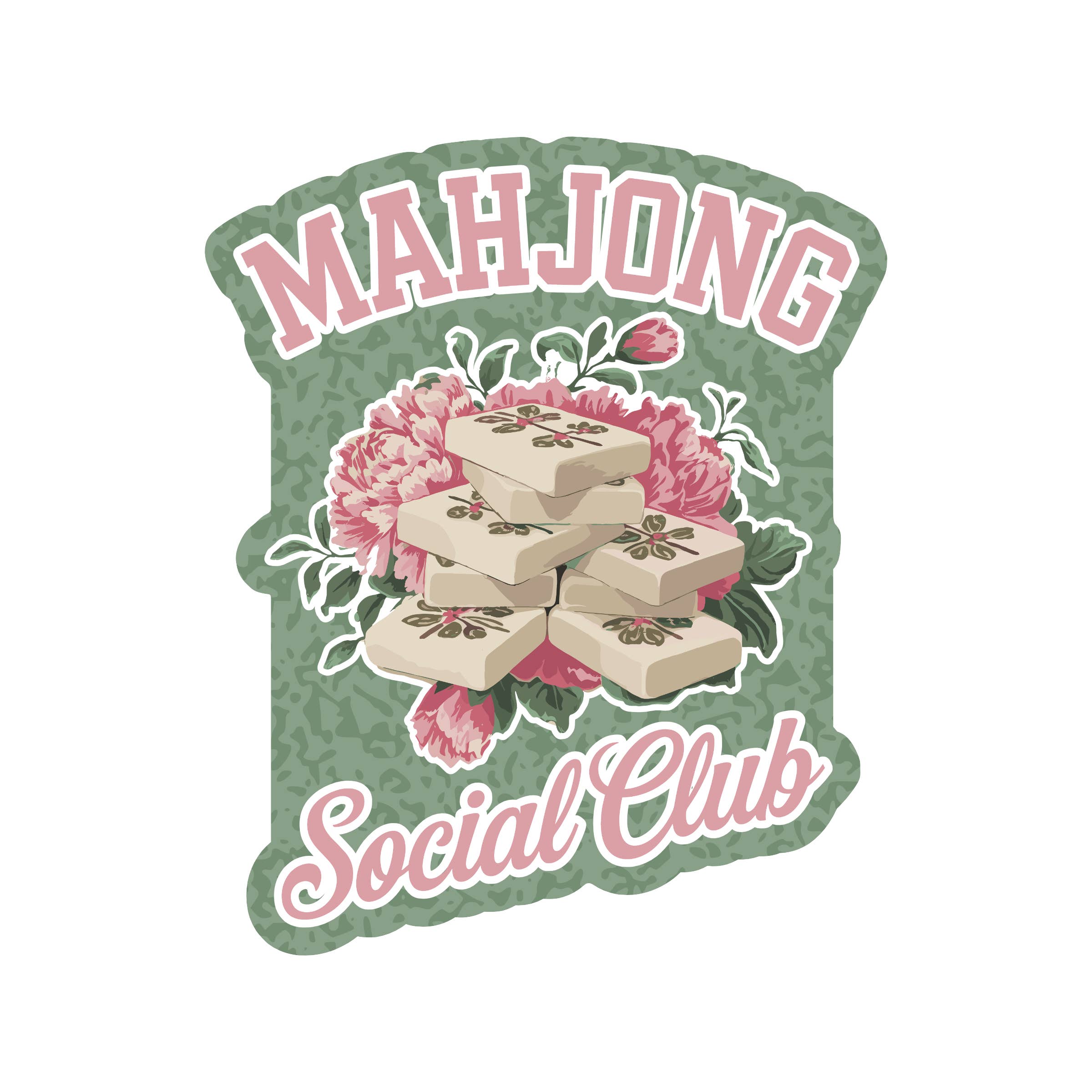 Mahjong Social Club Sticker