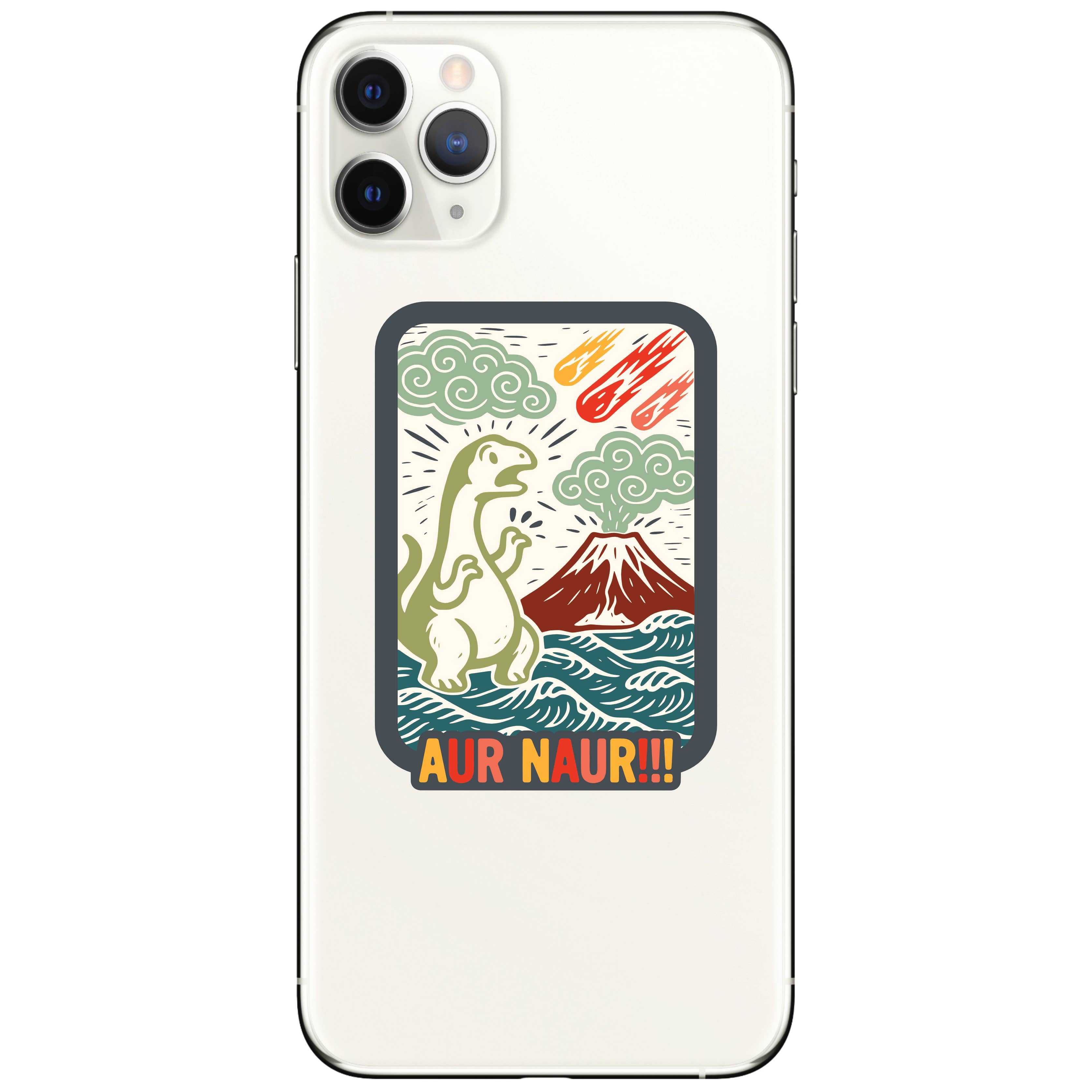 Aur Naur Dinosaur Sticker