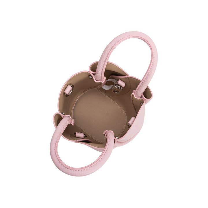Mini Tulip Top Handle Bag - Pink