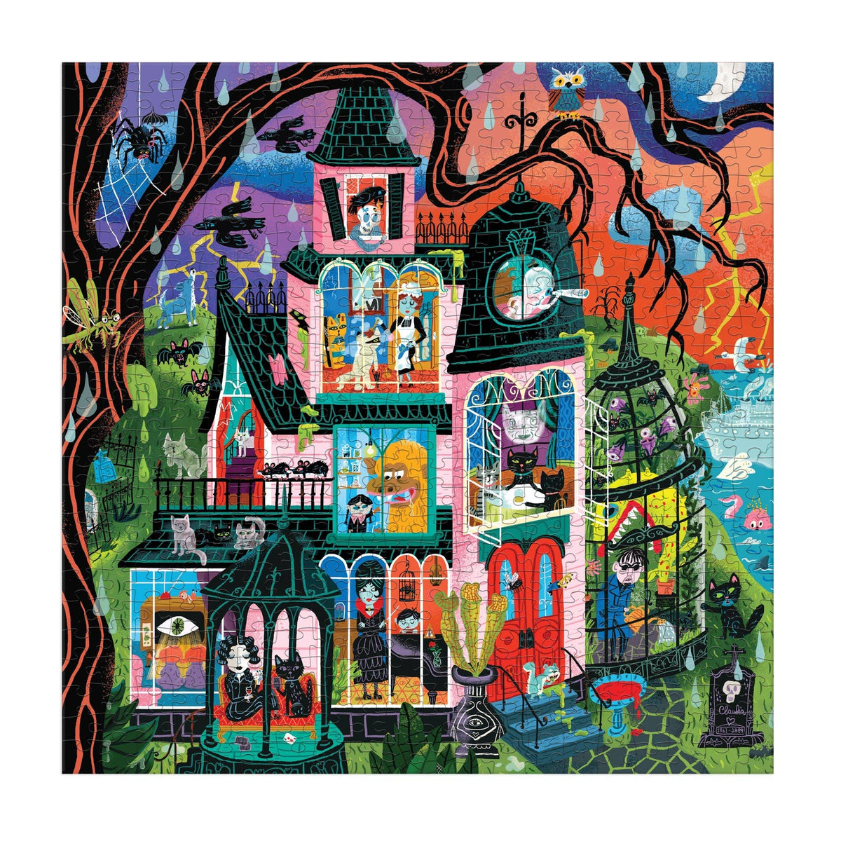 Monster Mansion 500 Piece Puzzle