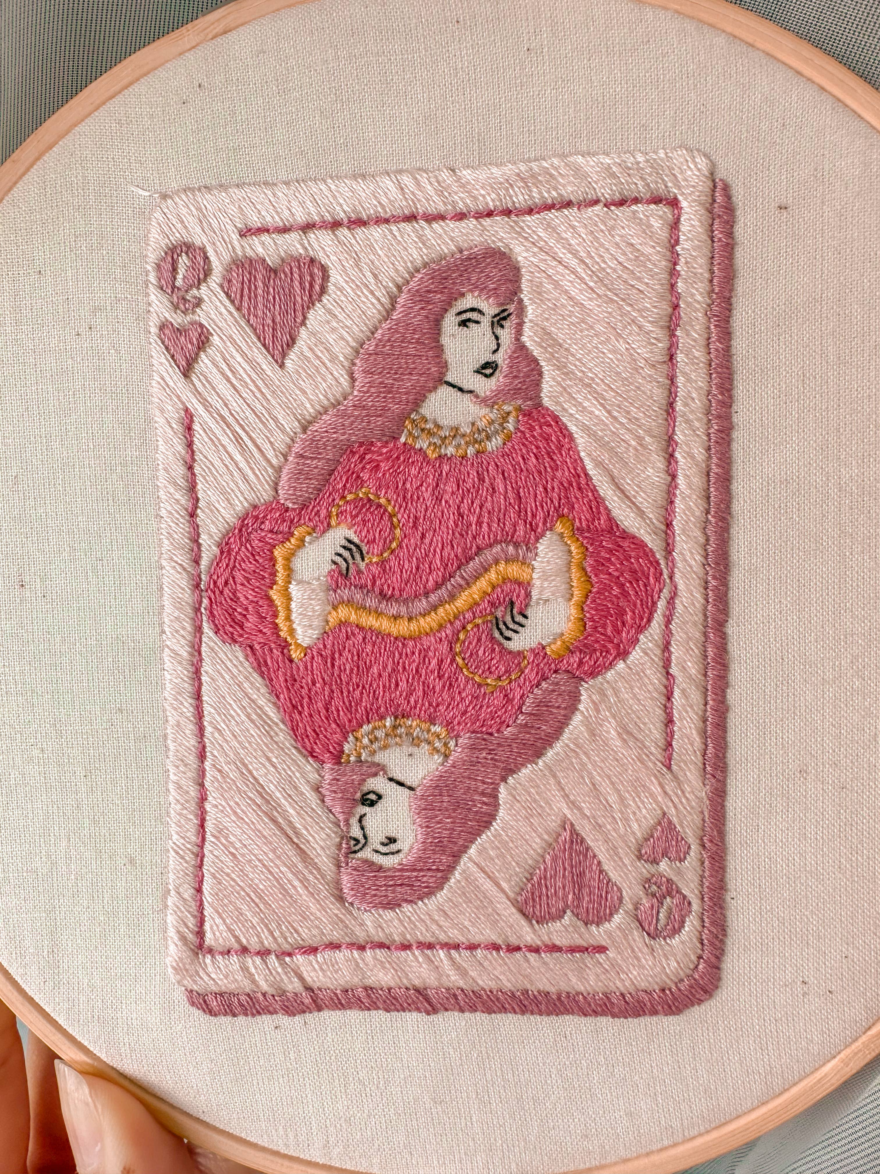 Queen of Hearts Intermediate Embroidery Kit