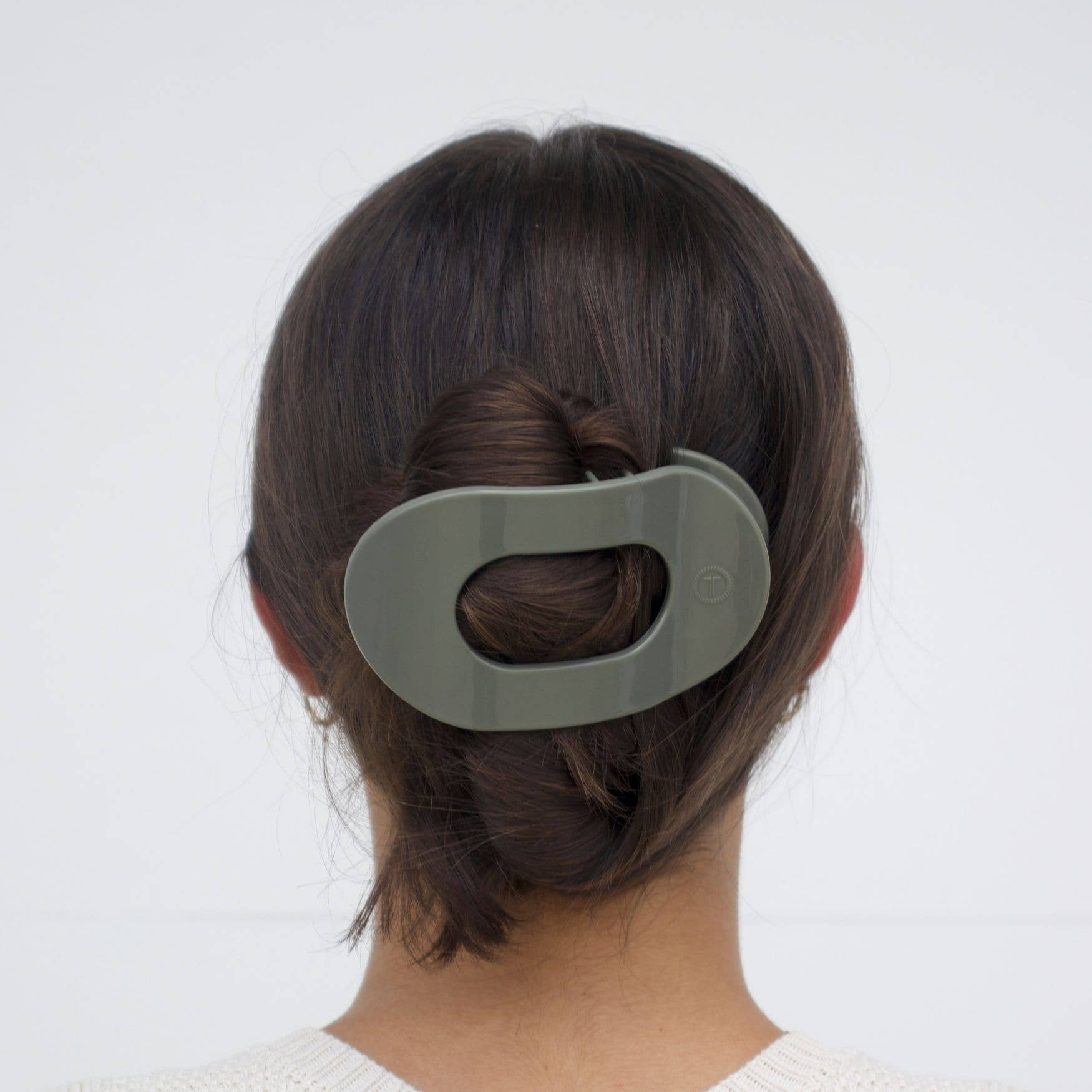 Sage It Ain't So Flat Round Hair Clip