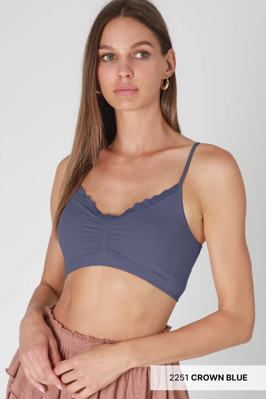 V Neck Lace Bralette