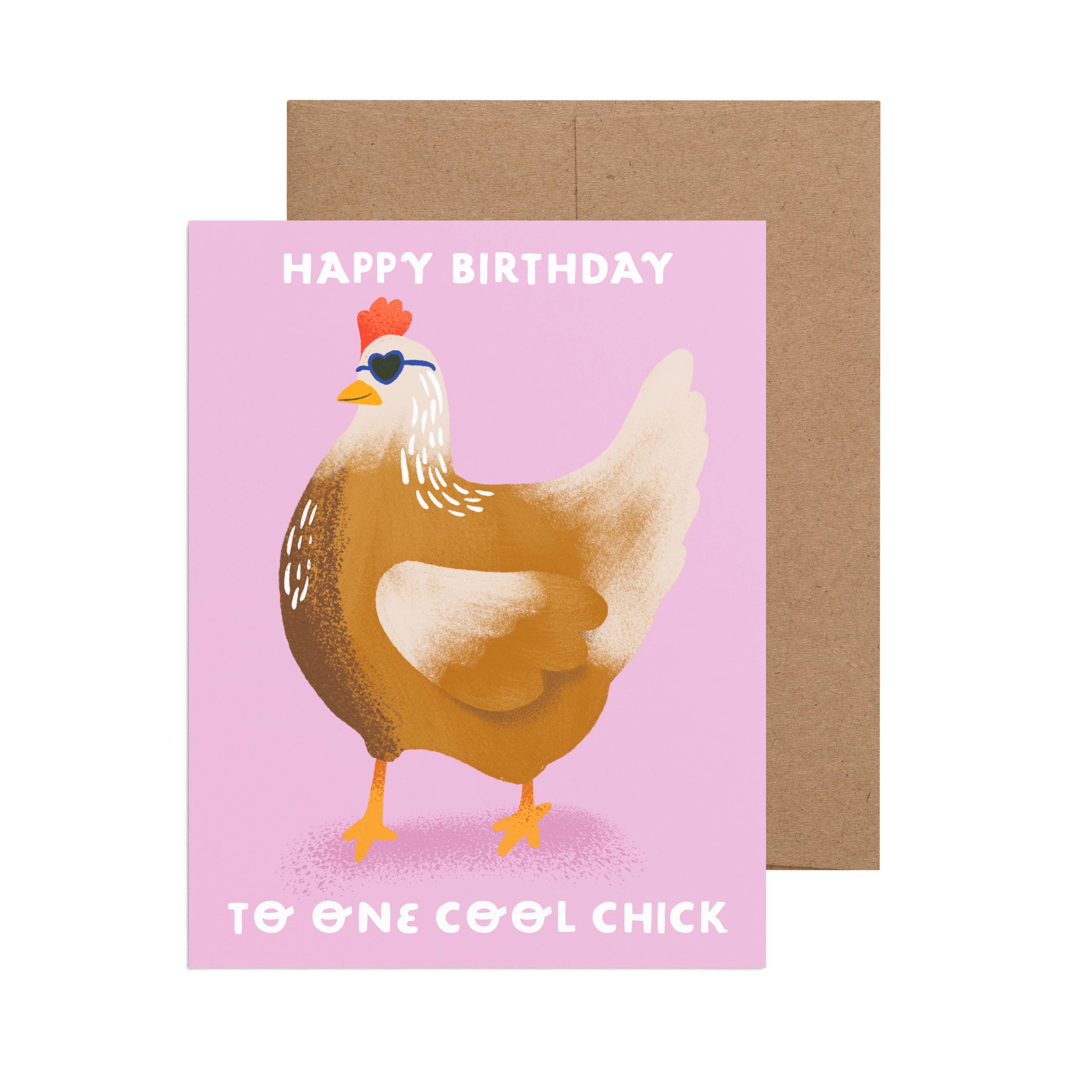 Cool Chick Birthday Greeting Card