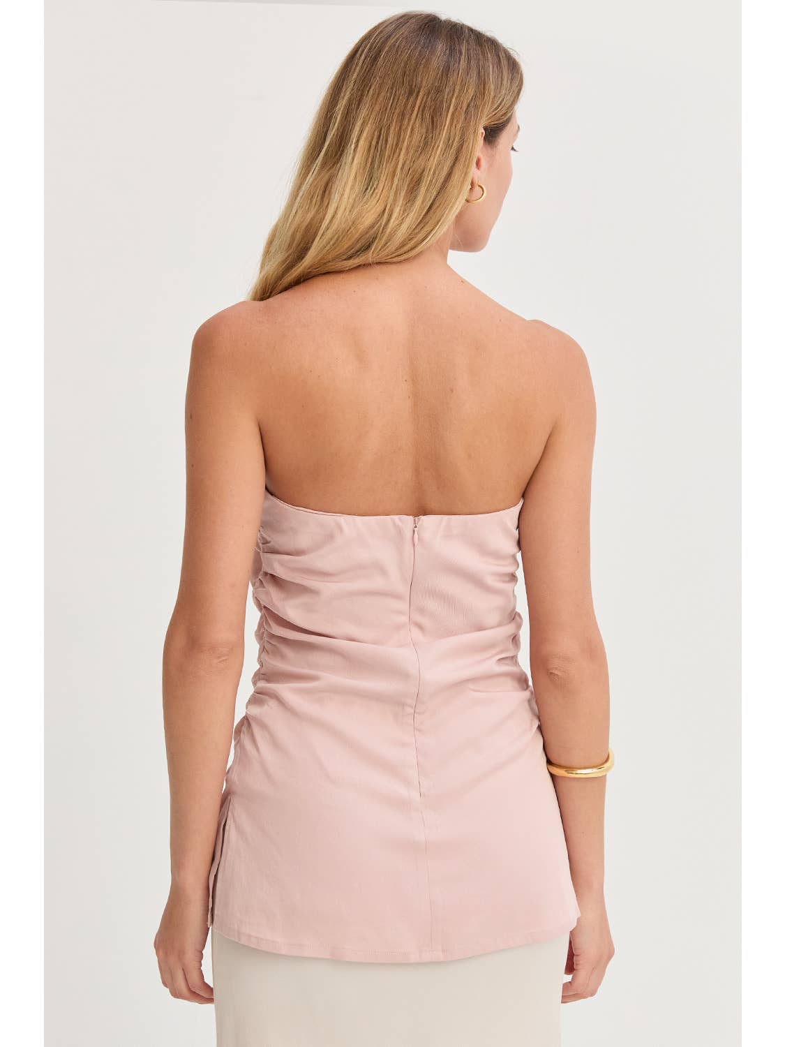 Londyn Ruched Tube Top