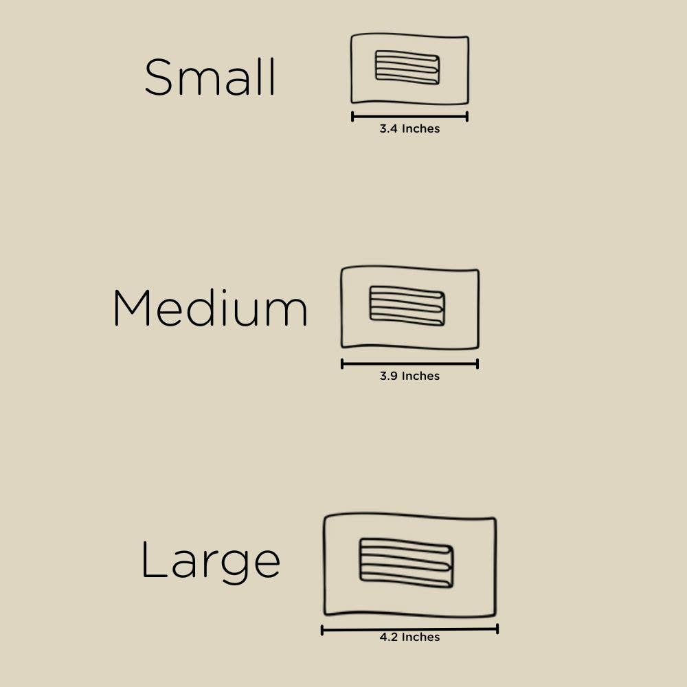 Fir Real Flat Rectangle Hair Clip