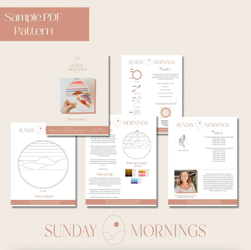 You Deserve a Lil' Treat Beginner Embroidery Kit