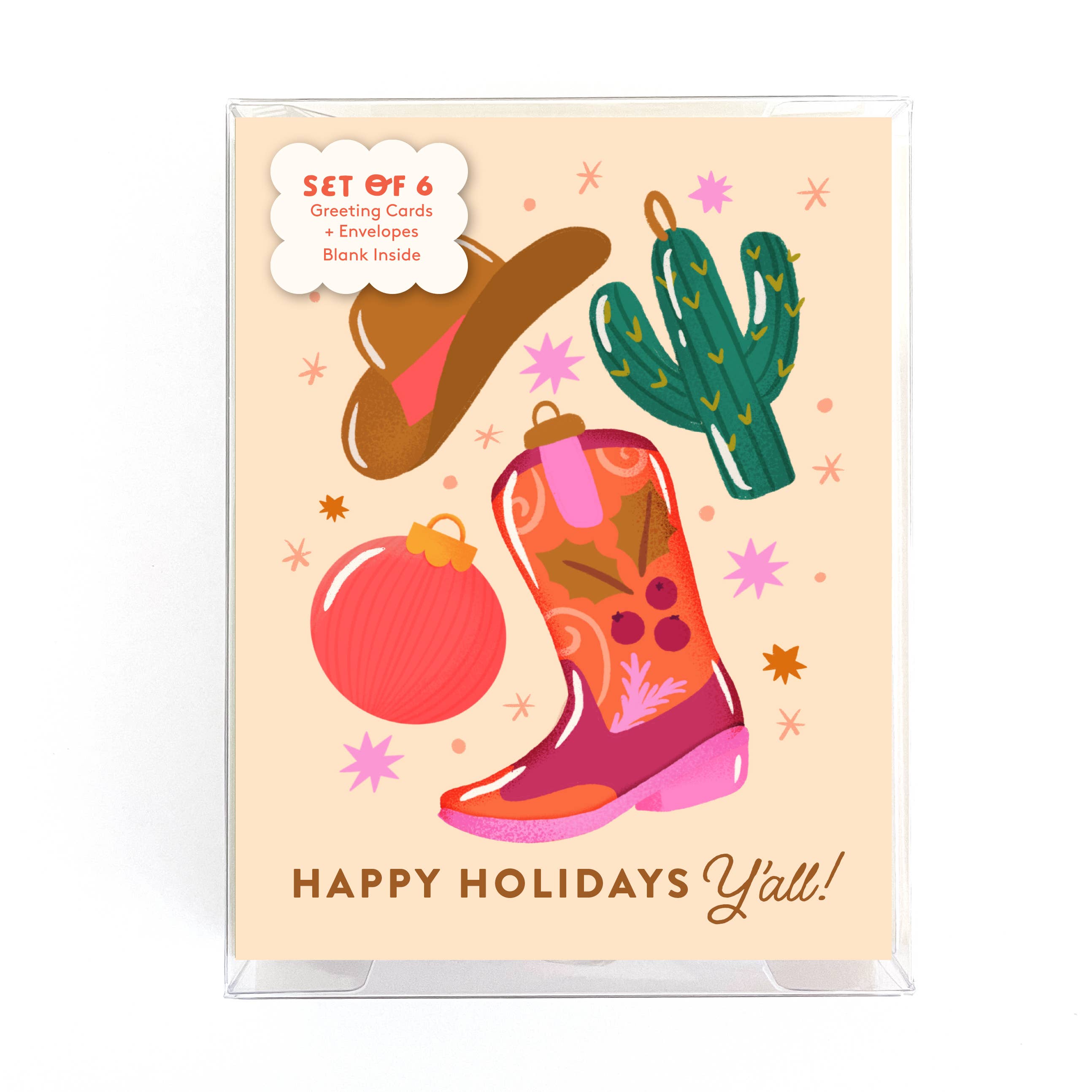 Happy Holidays Y'all Christmas Card Boxed Set