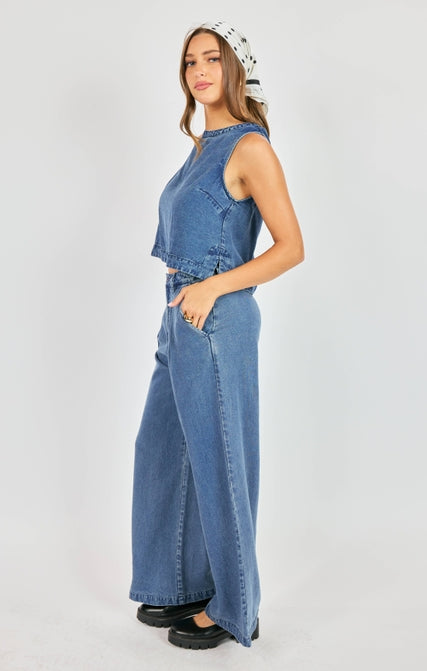 It's Pouring Sleeveless Top