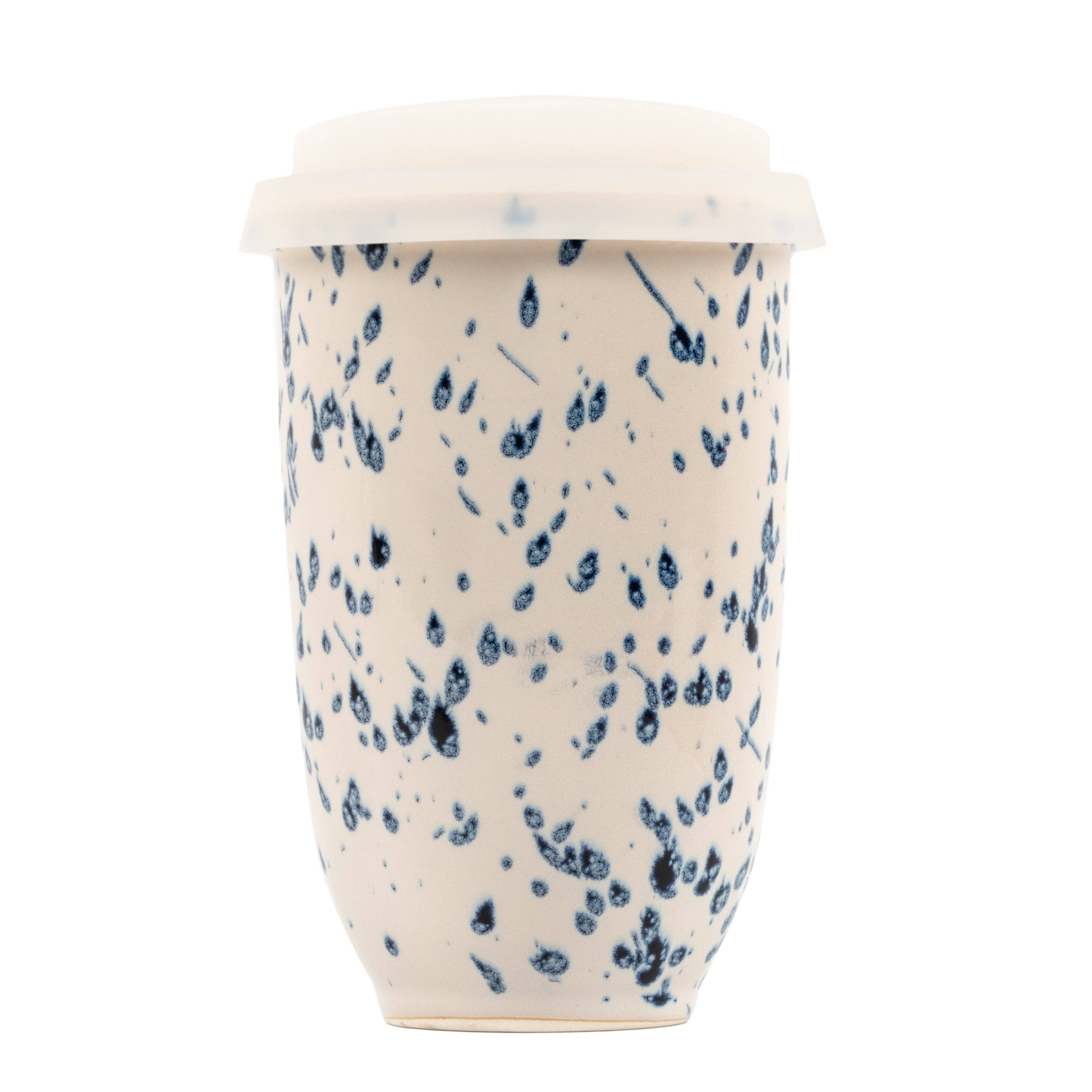 Orchid Ceramic Travel Mug – 12 oz