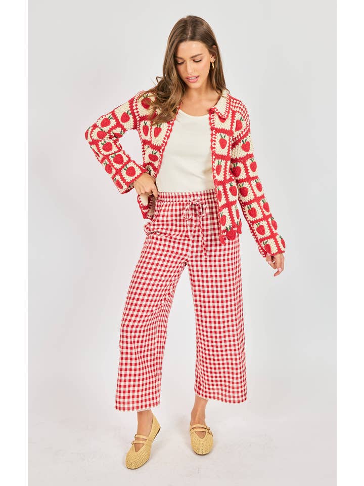 Berrylicious Crochet Cardigan