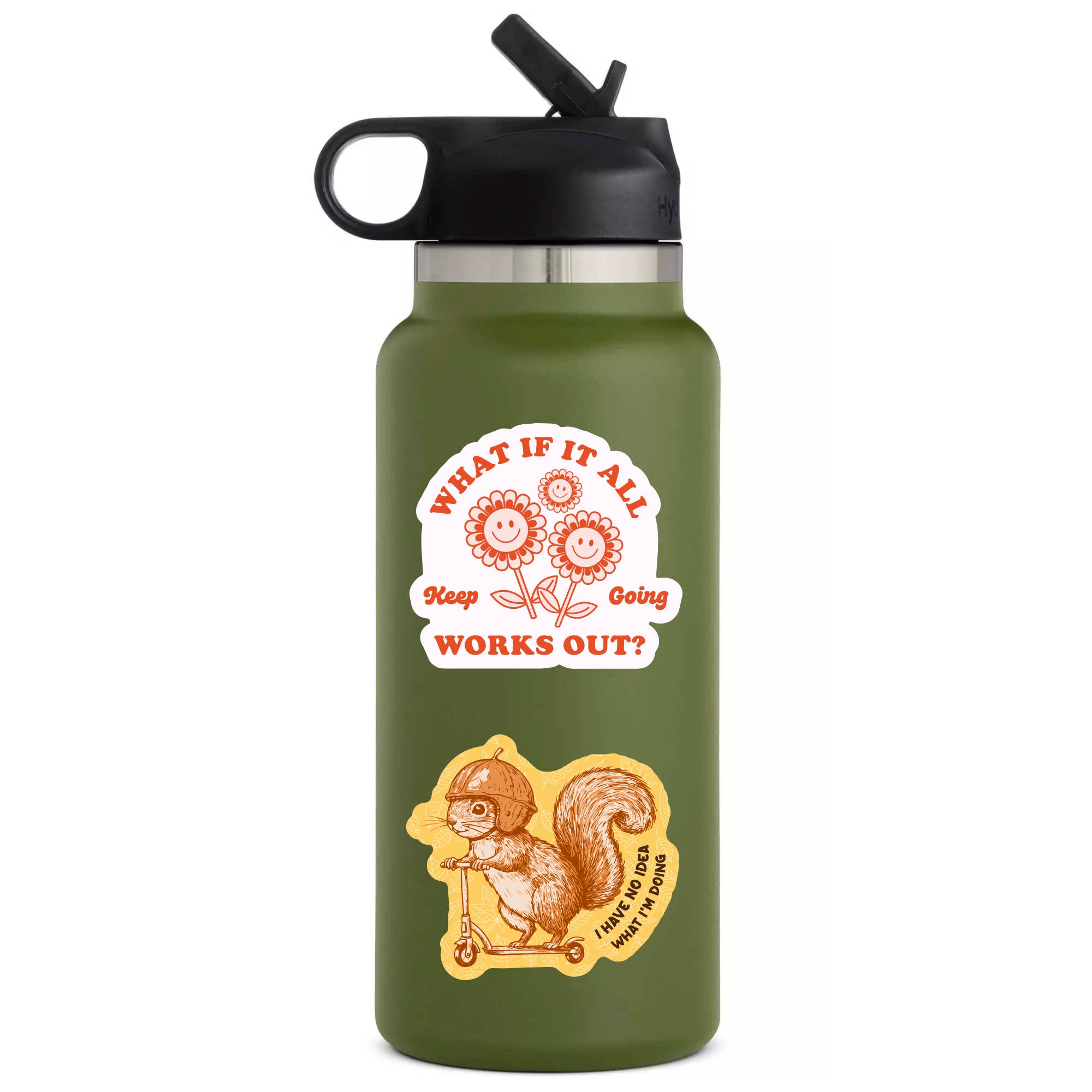 Keep Going Flower Sticker