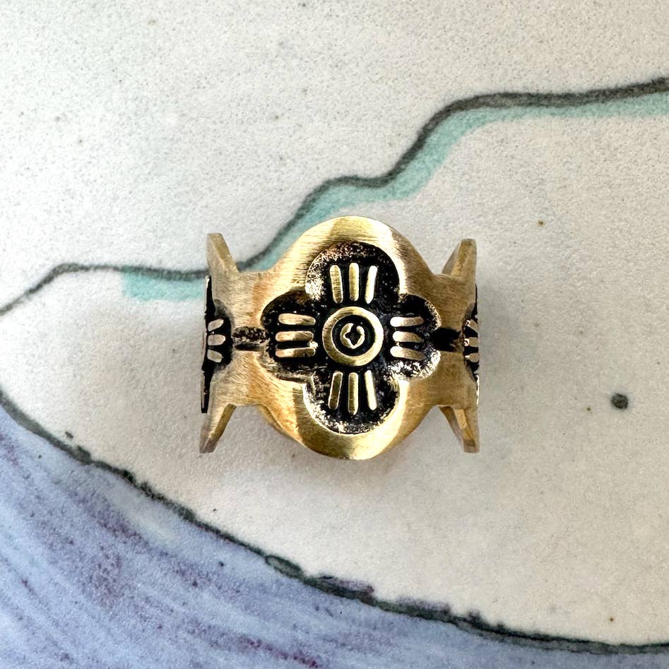 Gladys Brass Bandana Slide