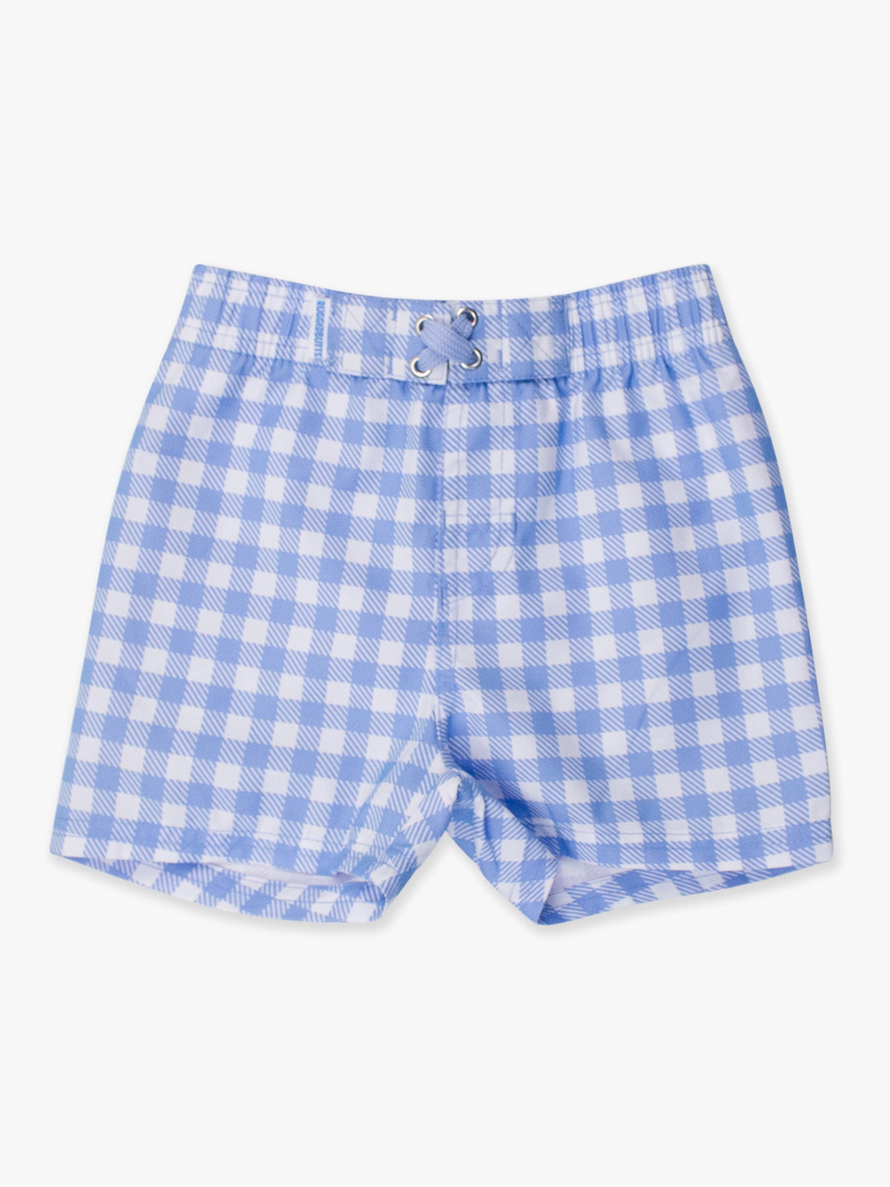 Gingham Swim Trunks - Periwinkle Blue *FINAL SALE*