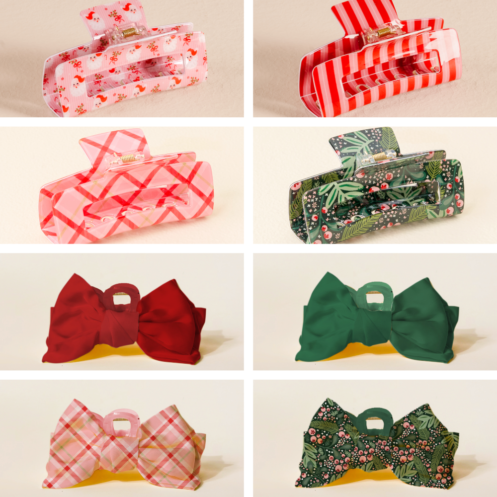 BUNDLE holiday claw clips!!! Nutcracker Holiday Hair Claw Clip – Packed Party main image 4