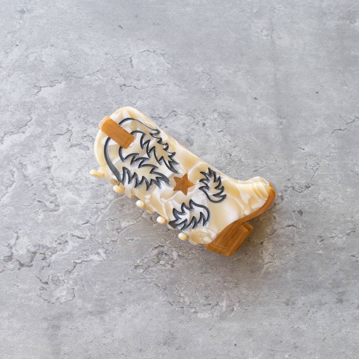 Western Cowboy Boot Hair Clip