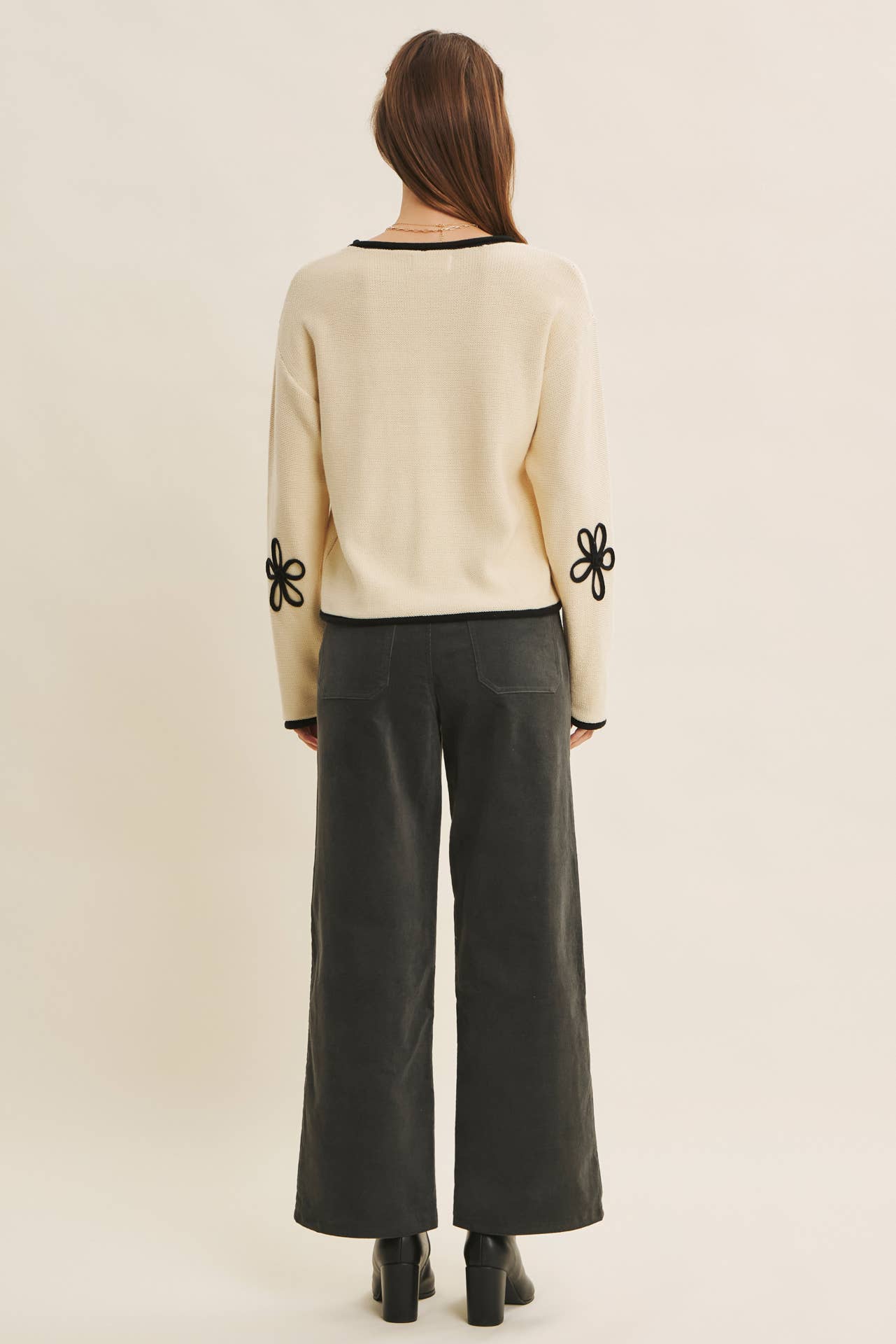 Ginger Spiced Corduroy Wide Leg Pants
