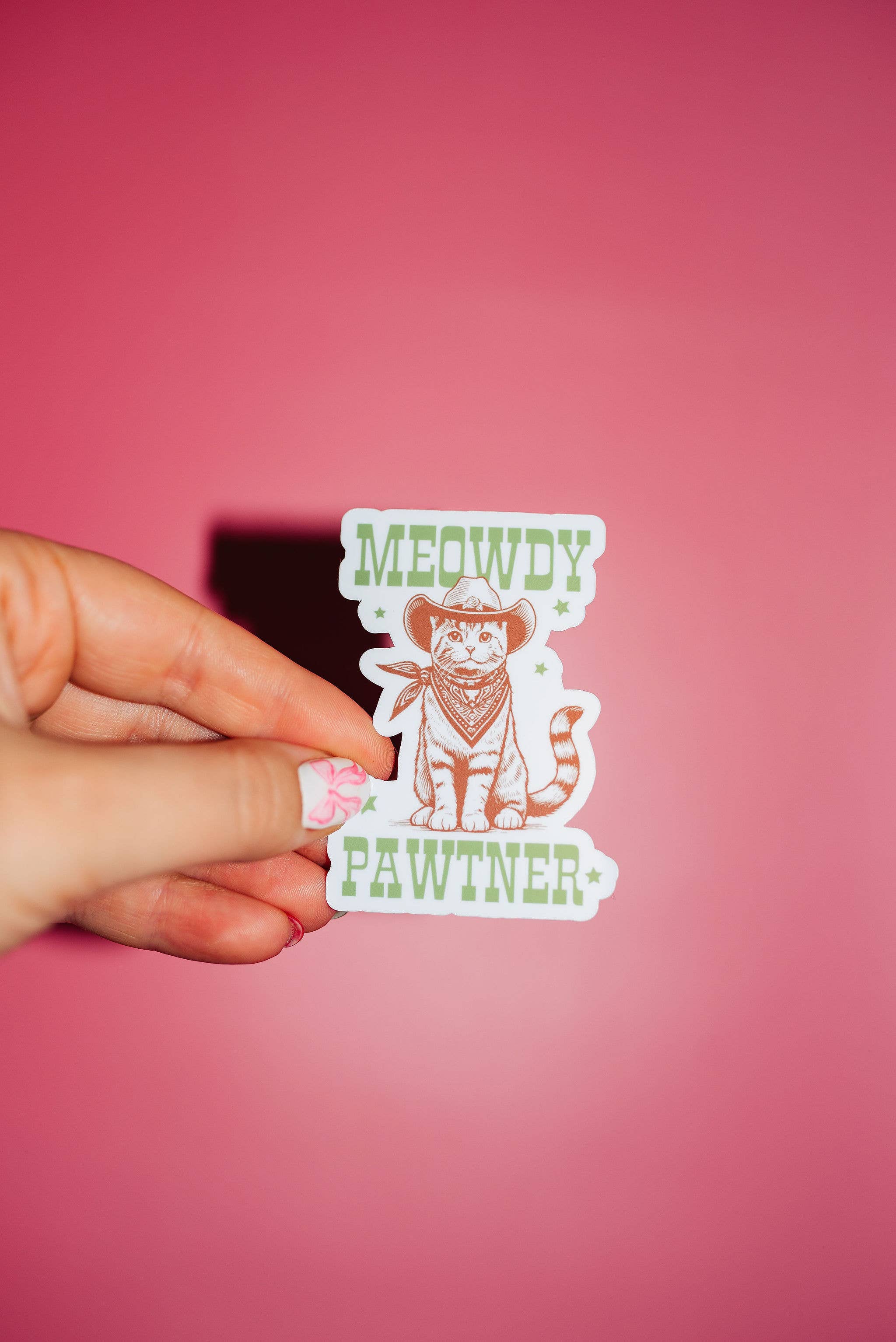 Meowdy Partner Sticker