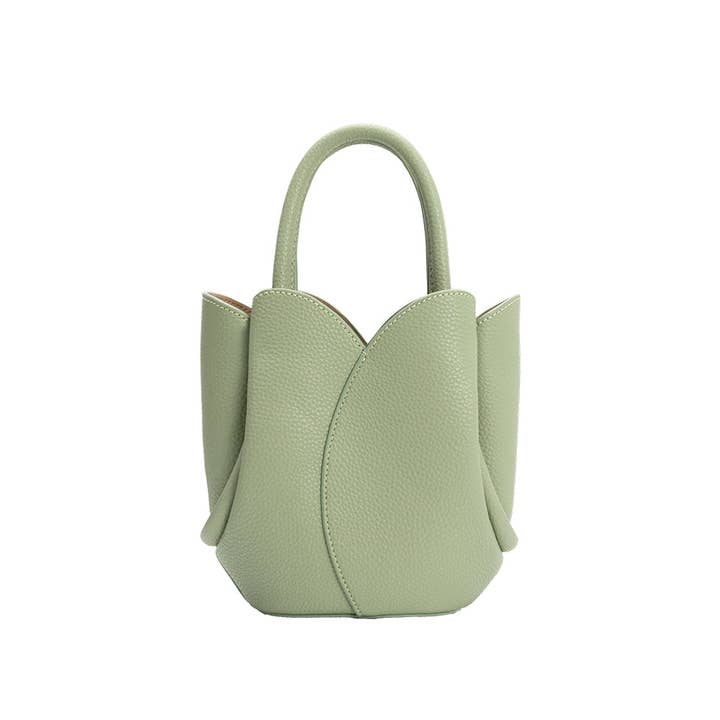 Mini Tulip Top Handle Bag - Sage