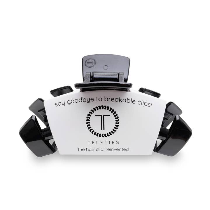 Jet Black Classic Hair Clip